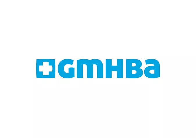 The GMHBA logo in blue text.