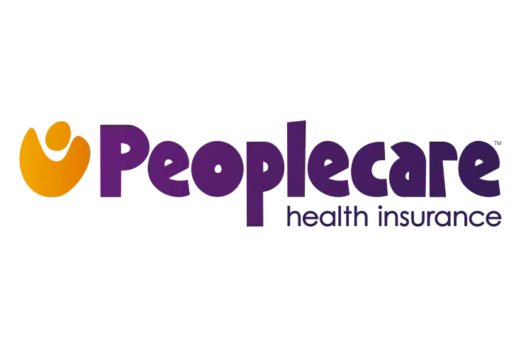 The Peoplecare logo in purple text.