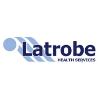 Latrobe Health Services logo in blue
