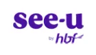 The thumbnail of see-u by HBF logo in purple font